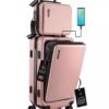 Travel Arim 2-Piece Hard Carry-On Pink 11.jpg