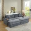 Corduroy Deep Seat Sofa with Ottoman and Toss Pillows dspic 3b9256a8 c398 42bb 9718 4359b435f880.jpg