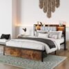 Queen Upholstered Bed Frame with LED Headboard, USB & 2 Storage Drawers, Black dspic 5c3049fa 2354 41fb 8af0 09abd76bb18a.jpg