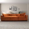 Burnt Orange Velvet Modular Sectional Sofa (7-Seater) dspic 5f536dd2 2bef 4bdd bec3 8caa4e86aa76.jpg