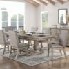 7-Piece Traditional Dining Set with Extension Leaf and 6 Chairs, Brownish Gray dspic 73fbd3d5 cb77 441f 8e97 827f156429c1.jpg