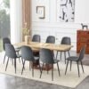 8-Piece Extendable Dining Set with Storage Base and Linen Chairs, Walnut & Dark Gray dspic a6a2f905 6c09 4451 be37 8e8301a5b3cc.jpg