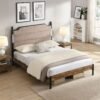 King Bed Frame , Upholstered headboard with Charging and Touch sensitive LED Lights, Under Bed Storage, No Box Spring Needed, Noise Free dspic c7dbcbf0 3e9c 4c7d 93ff dd191af0b4c0.jpg