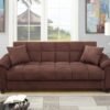 Chocolate Microfiber Convertible Sofa with Storage & Pillows dspic f64439a0 1e0f 440d 9339 b47d9b6a1a42.jpg