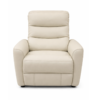 Faux Leather Ivory Power Recliner & Lift Chair faux leather ivory recliner front.png